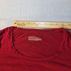 MOSSIMO SUPPLY CO. CASUAL TEE L 100% COTTON MACHINE WASH COLD WITH LIKE COLORS