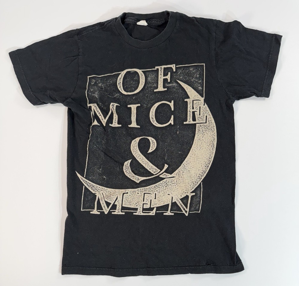 Of Mice & Men Moon Graphic Women’s XS Emo Post Hardcore Band T Shirt