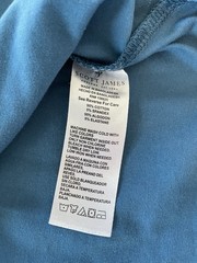 Scott James 1/4 Zip Henley SS T-Shirt Men’s S BossBlue/Chalk SJTS-21014
