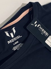 Messi Collection Black T-shirt with White & Pink Graphic. Size L. Brand New NWT