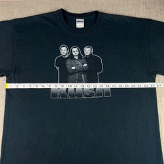 Rush Band T Shirt Mens XL Black Double Sided Graphic Rock Roll the Bones