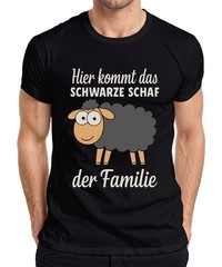 Here Comes The Black Sheep Of The Family Funny Statement Saying Mens T-Shi