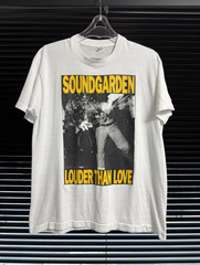 Vintage 90s Soundgarden “Louder Than Love” White Unisex T shirt S-5XL
