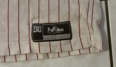Rare Vtg 90 Y2K DC Shoe Co USA Embroidered Logo Raglan Baseball Skate Jersey L