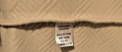 Men’s 4XL Beige Short Sleeve T-Shirt Crew Neck Casual Streetwear Oversized