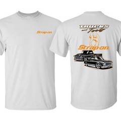 Trucks and tools T-Shirt, Snap-on 100% Cotton Double Sides T-shirt, Hardworking