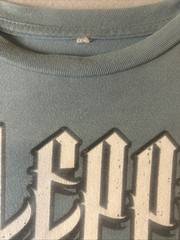 Def Leppard Rock of Ages tour T shirt Men’s XL Double Sided Blue 2015