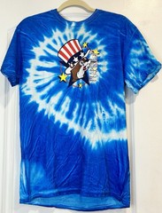 Buc-ee’s 4th of July 4 T Shirt Top Adult Size M Medium Star Spangled Beaver NWT