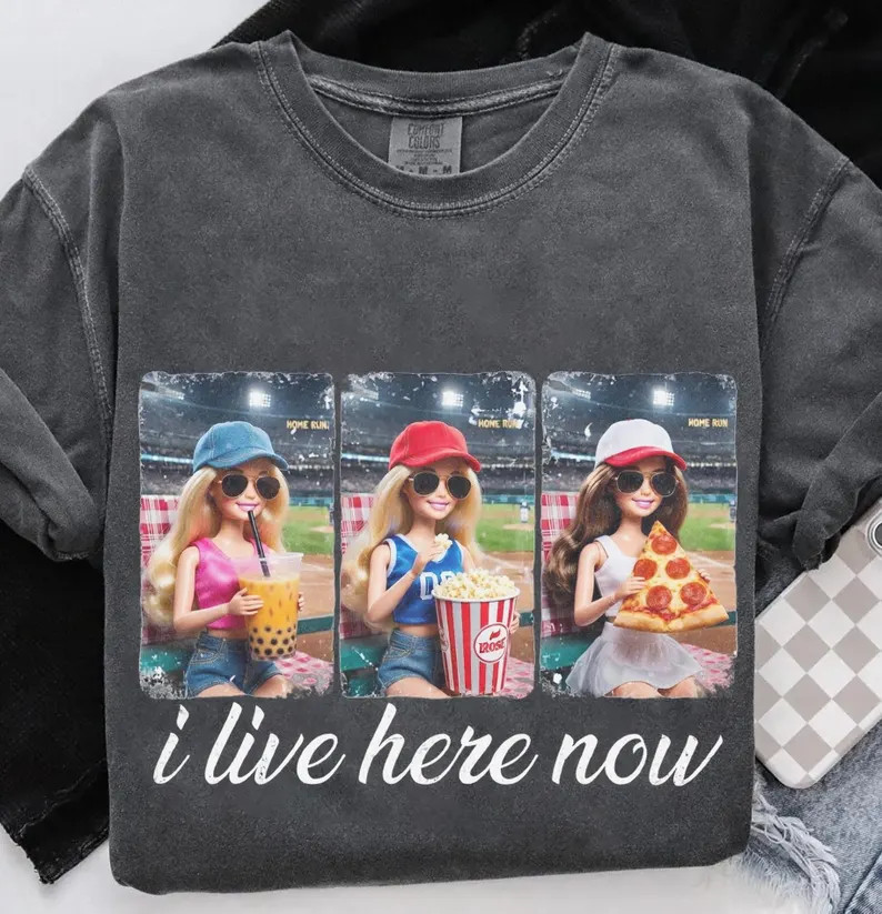 Soft Washed Pink Doll Ballfield Comfort Tee