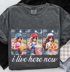 Soft Washed Pink Doll Ballfield Comfort Tee