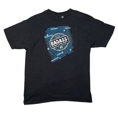 Cisco Badass Comercial Center Security T-Shirt Graphic Print Black Adult Large