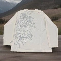 Quicksilver EQPT Shirt Dragon Long Sleeve Rash Guard Swimming UPF 50+ Protection