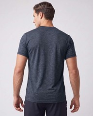 5 Pack: Men’s V-Neck Dry-Fit Moisture Wicking Active Athletic Tech Performanc…