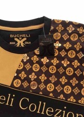 Men’s Bucheli T Shirt,Soft Cotton,Stretch,Italian Style M……B1.B