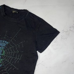 Christian Audigier T-shirt vintage Rhinestones print Ed hardy type y2k Size XL