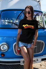 CHEERS Black T-Shirt Size S-5XL