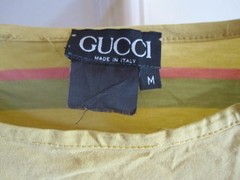 ESTATE VTG GUCCI MENS LONG SLEEVE SAILOR TYPE T SHIRT SIZE M+ EX COND FREE SHIP!