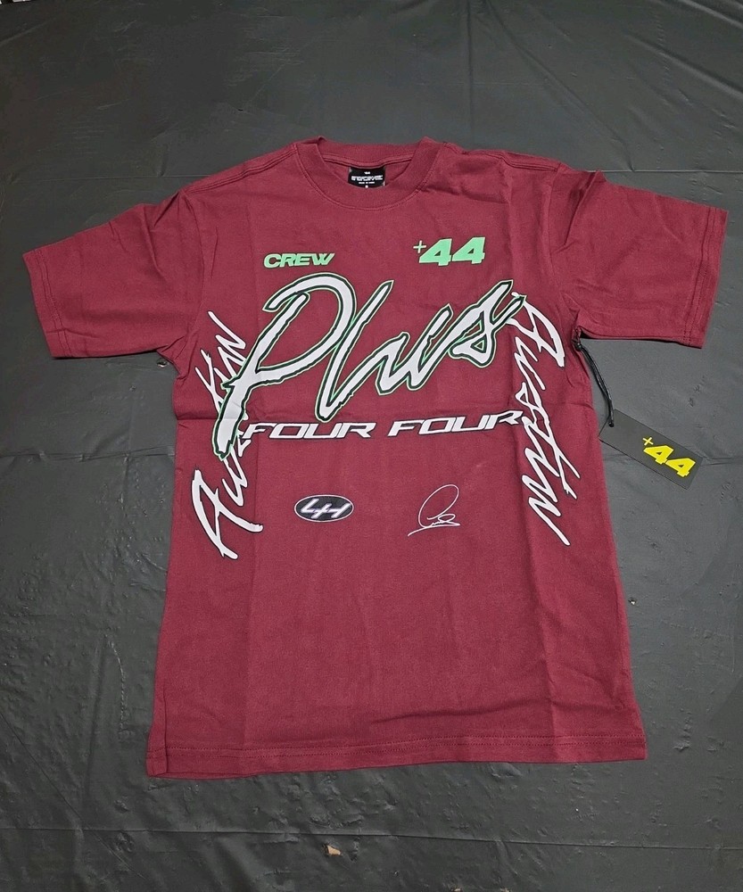+44 Lewis Hamilton Formula 1 Austin crew Tee shirt Plus 44 NWT New Red Size S