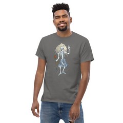 Jerry Garcia Rosebud Skeleton Grateful Dead Unisex classic tee