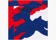 NEW Supreme S/S Pocket Tee T-Shirt Size X-Large Red Camo SS22KN25