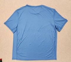 Soybu Shirt Mens Large Blue Performance Stretch Yoga Running Training Athletic