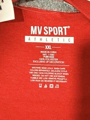 “DEA ACADEMY” Red Dri-Fit Style Athletic T Shirt – Size XXL – by MV Sport – NWT!