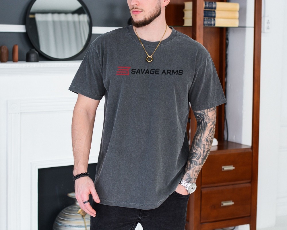 Savage Arms T-Shirt 2nd Amendment Guns Firearms on Premium Comfort Colors Tee