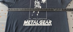 Vintage Metal Gear Solid Tshirt Large MGS Fox Hound Solid Snake Faded Black