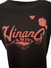 Hinano Tahiti Coral Graphic Tee Shirt Men M Medium