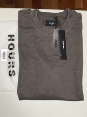 Hours Men’s Espresso Drop Shoulder T-Shirt Medium