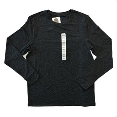 Member’s Mark Men’s Favorite Relaxed Fit Soft Long Sleeve Lounge Tee (Black