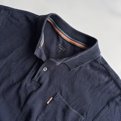 Paul Smith Men’s Navy Short Sleeve Polo Shirt M Casual Formal Japan For 14+
