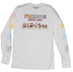 Animal Crossing Adult New T-Shirt – Friends Since 2001 Animals & Sleeve Symbols