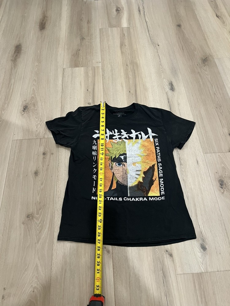 Naruto Shippuden Mens T-shirt large Nine Tails Chakra Mode