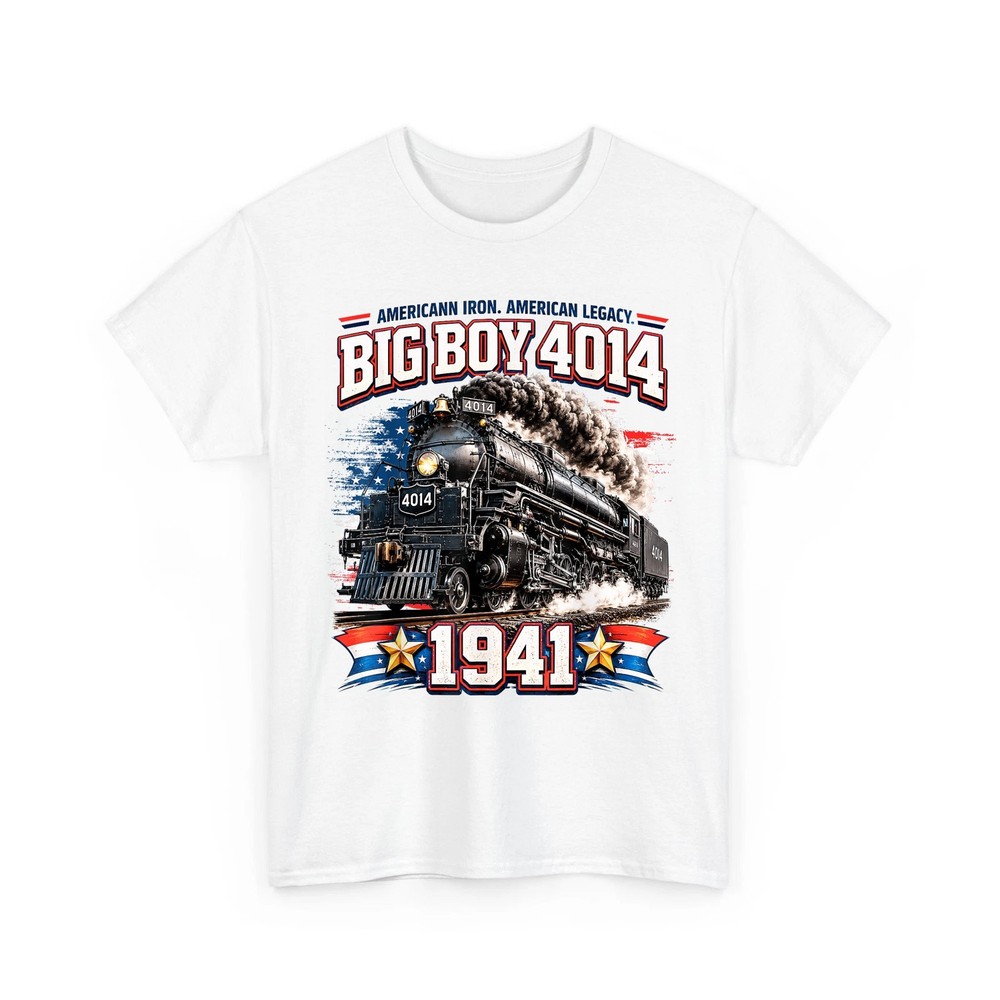 250th Anniversary USA Big Boy 4014 Train Vintage US Flag Unisex T-Shirt