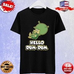 The Great Gazoo Hello Dum Dum Black T-shirt Size S-5XL