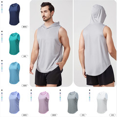 Quick Drying Vest For Men&Women Sweatshirt XL Sportswear Fitness Hooded T-Shirts