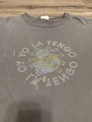 Vintage 90’s Yo La Tengo Shirt Size XL Thrashed