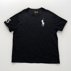 Polo Ralph Lauren Mens 2XB Big Pony Embroidered Black T-Shirt Short Sleeve Tee