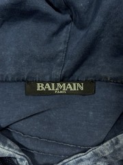 BALMAIN PARIS SS16 by Rousteing Men`s Archive Runway Y2K Hooded Sleveless Shirt