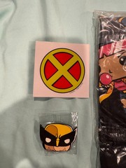 X-Men ’97 (2X Shirt, Sticker, and Pin) Marvel Collector Corps wolverine