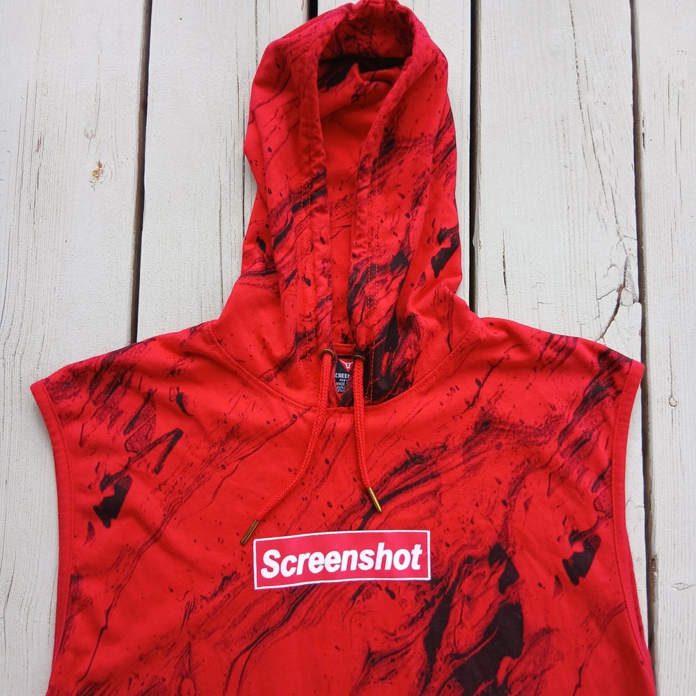 Mens Hip Hop Longline Streetwear Pullover Sleeveless Hooded Fashion Screenshot T