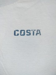 Costa Del Mar Shirt Mens 2XL Blue American Flag C Logo Graphic USA Tee Patriotic
