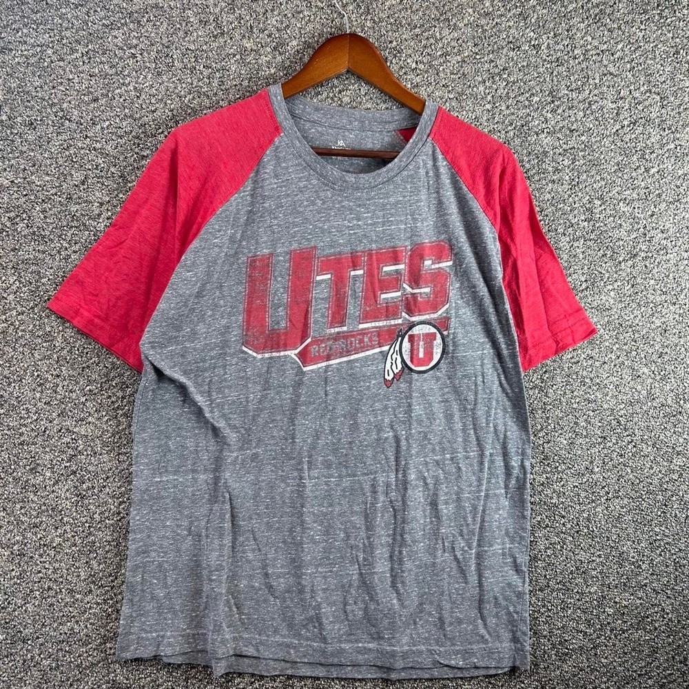 Unbranded Men’s Grey and Red T-shirt