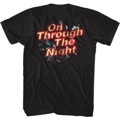 Def Leppard On Through The Night Shattered Glass Men’s T Shirt Band Merch