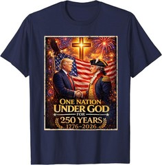 250 Years America Anniversary 250th Trump Washington T-Shirt