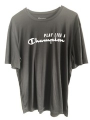 Champion Double Dry T-shirt Men size Large Black