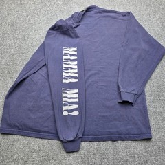 Vintage Y2K Mamma Mia! Broadway Musical Long Sleeve T-Shirt Mens XL Delta Navy