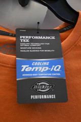 NWT Dickies Performance Cooling Temp-iQ Men’s LT Large TALL Orange T-shirt