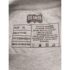 Big Smith NWT Men’s Sleeveless Chest Pocket T-Shirt Tank Top Size X-Large Black